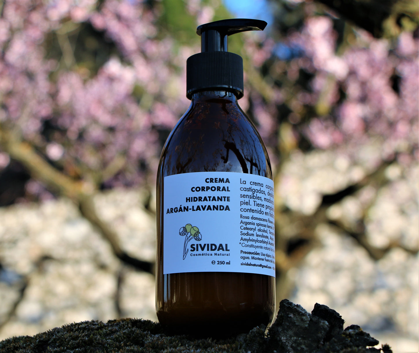 CREMA CORPORAL HIDRATANTE Y NUTRITIVA - ARGAN-LAVANDA 250ML