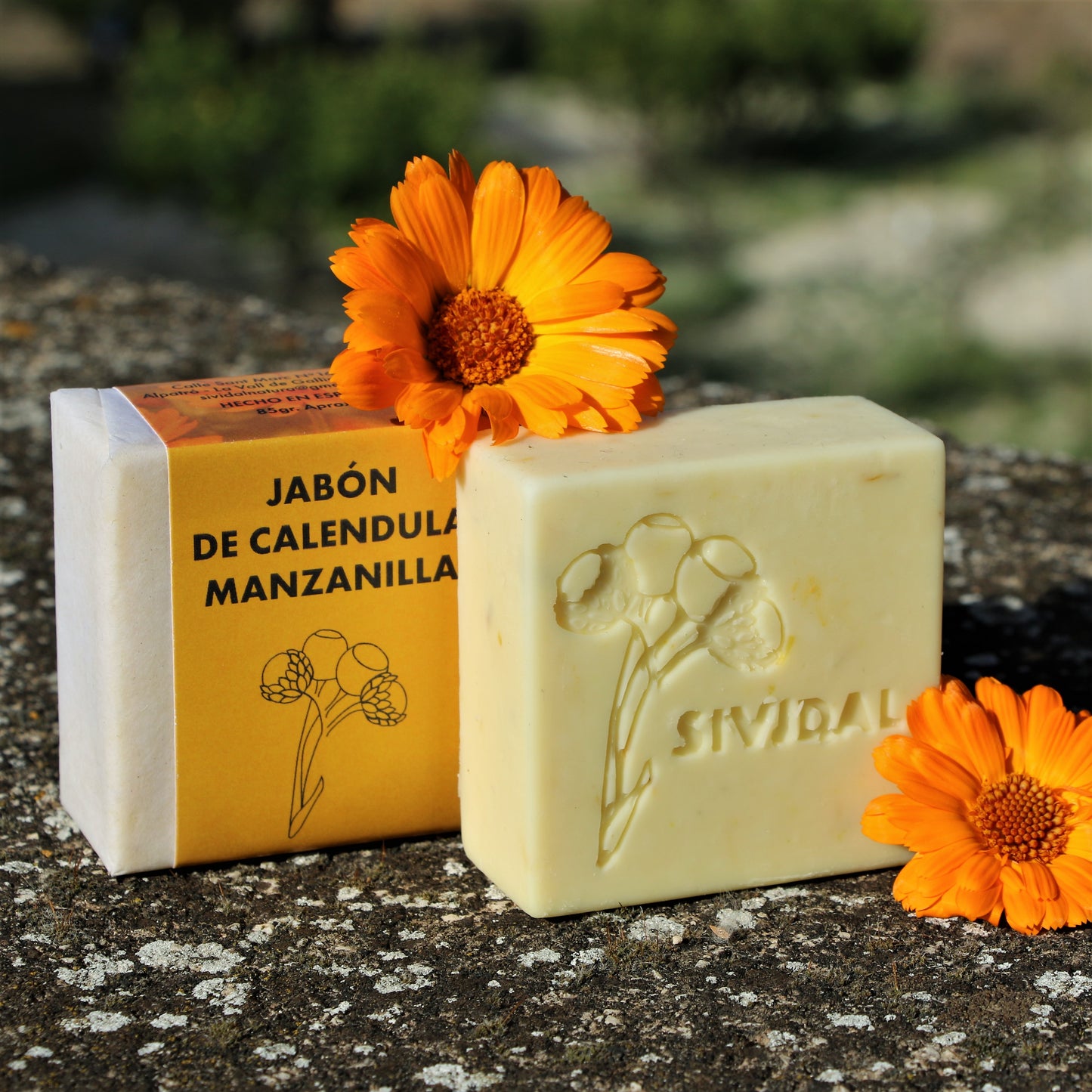 JABÓN DE CALENDULA-MANZANILLA