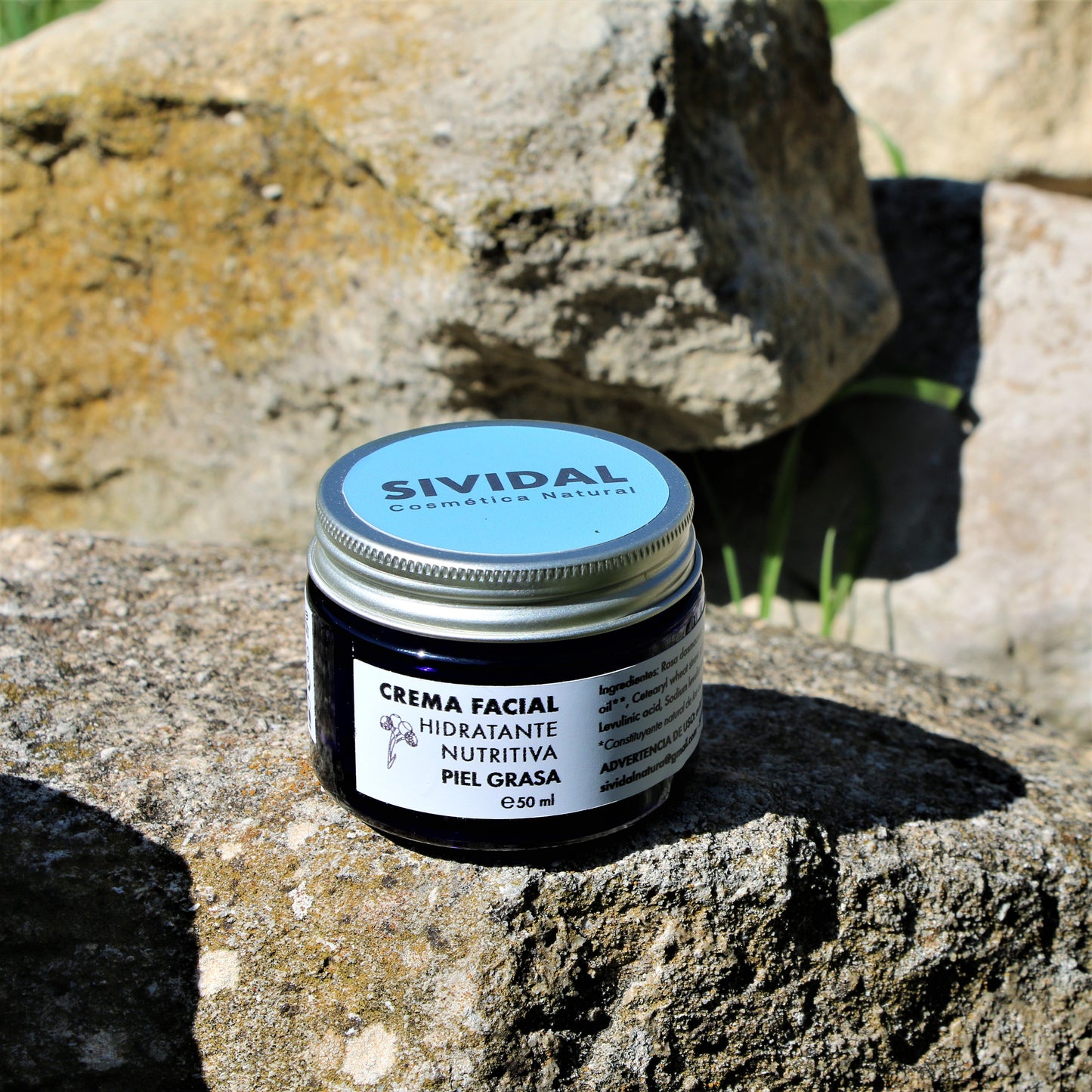 CREMA FACIAL PIEL GRASA - JABON DE CALENDULA-MANZANILLA Y CREMA CORPORAL ARGAN-LAVANDA